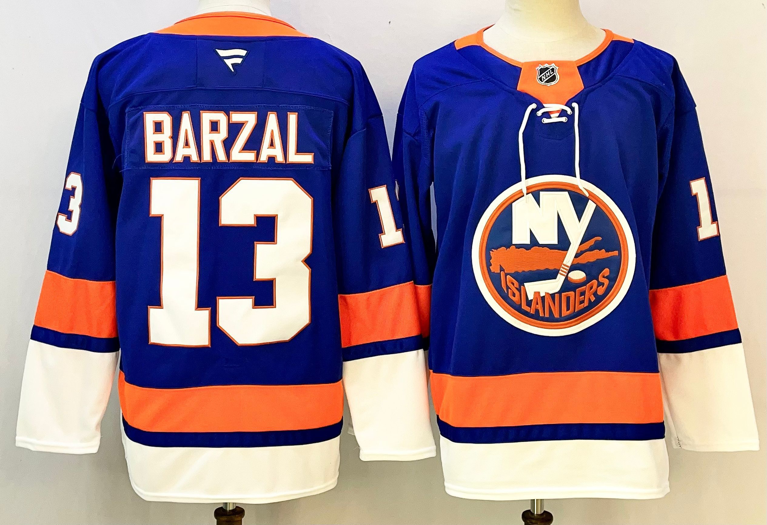 Men NEW York Islanders #13 Barzal Blue 2026 Adidias NHL Jersey style 001->new york islanders->NHL Jersey